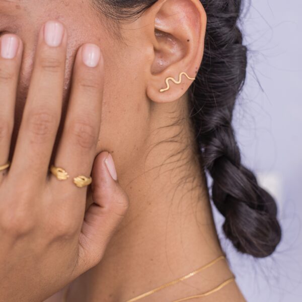 Ear Climbers Serpiente Emplumada - Image 3